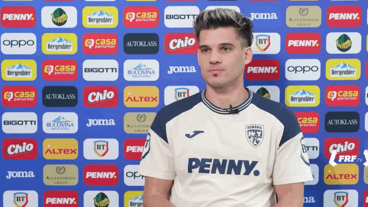 Ianis Hagi, înainte de barajul cu Turcia: Vrem să calificăm din nou România la un Campionat Mondial
