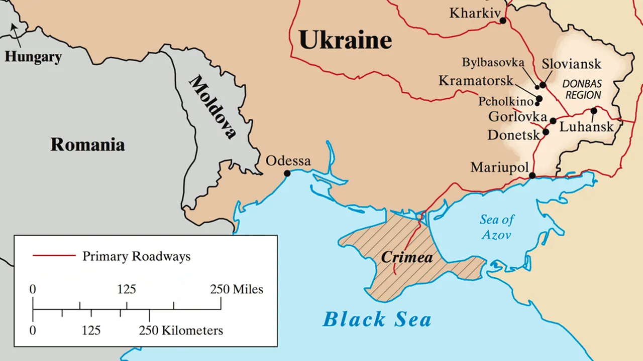 Ucraina închide punctul de control din Donbas ca urmare a bombardamentelor