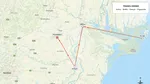 Traseul bizar al dronei doborâte de F-16: a intrat pe la Sulina, a coborât spre Fetești și s-a întors spre Buzău