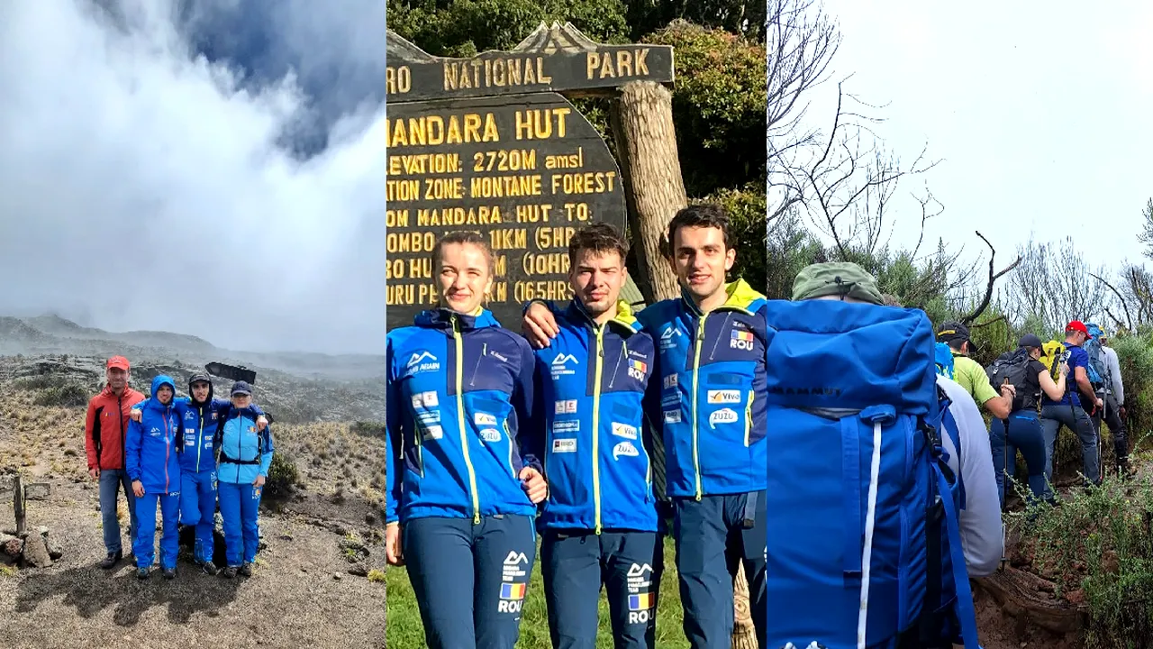 3 sportivi cu dizabilităţi duc steagul României pe vârful Kilimanjaro pe 1 Decembrie