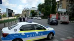 Accident grav în Piața Operei din București. O mașină s-a răsturnat în urma impactului, un pasager a ajuns la spital