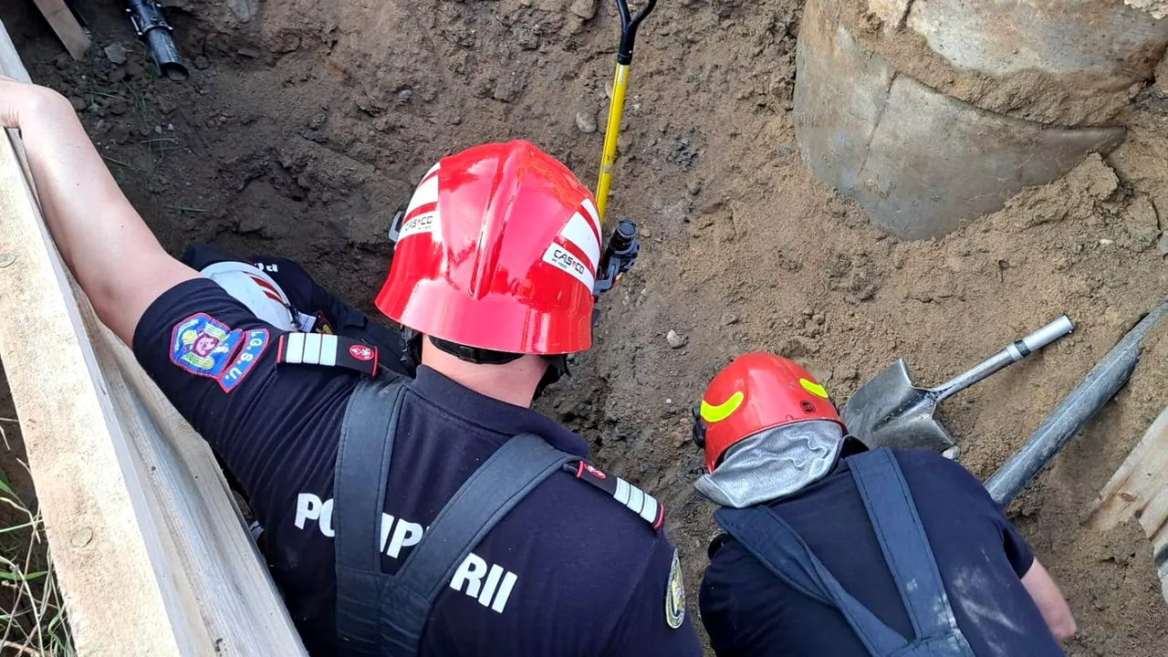 Două persoane surprinse de un mal de pământ în judeţul Vâlcea
