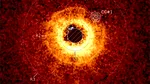 Telescopul James Webb a descoperit o planetă de dimensiunea lui Saturn care modelează un disc stelar