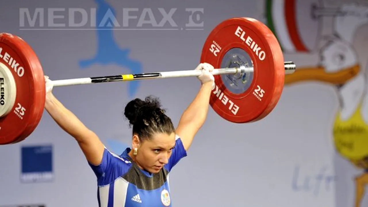Roxana Cocoş, triplă medaliată la Campionatul European de haltere