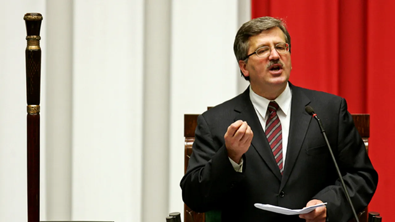 Preşedintele interimar al Poloniei, fiul unui fost ambasador polonez în România