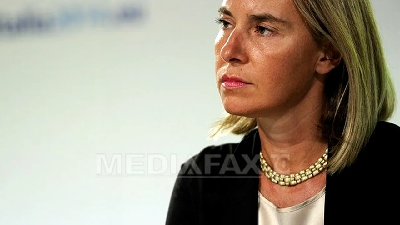Federica Mogherini îndeamnă Israelul şi palestinienii să reia urgent negocierile de pace
