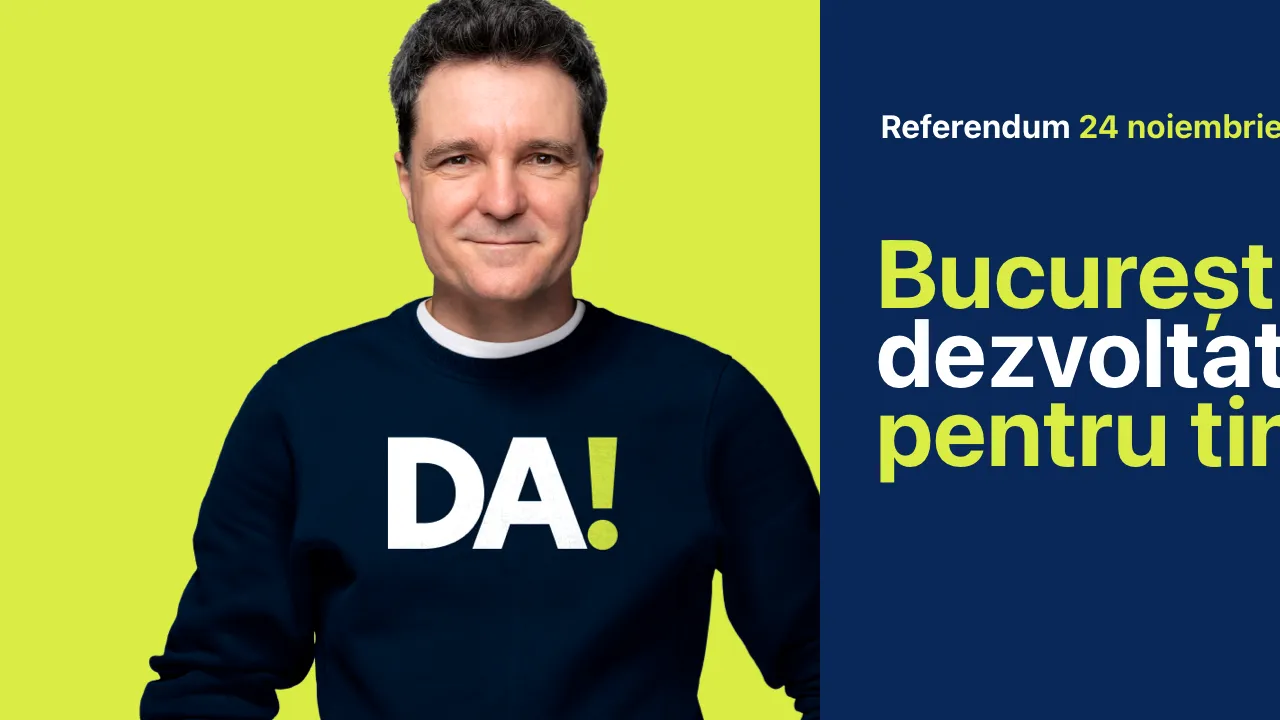 Calendarul referendumului local, aprobat de Nicuşor Dan