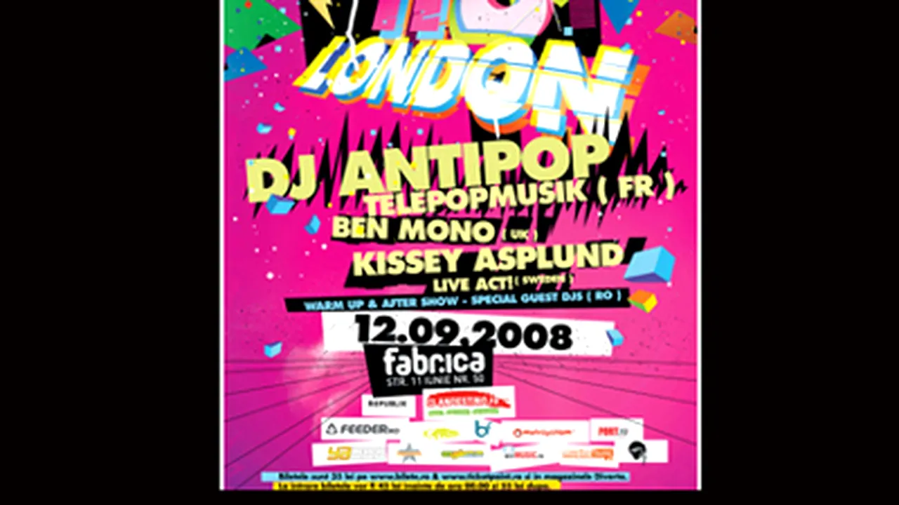 Dj Antipop (Telepopmusik), la Bucureşti (Galerie Video)