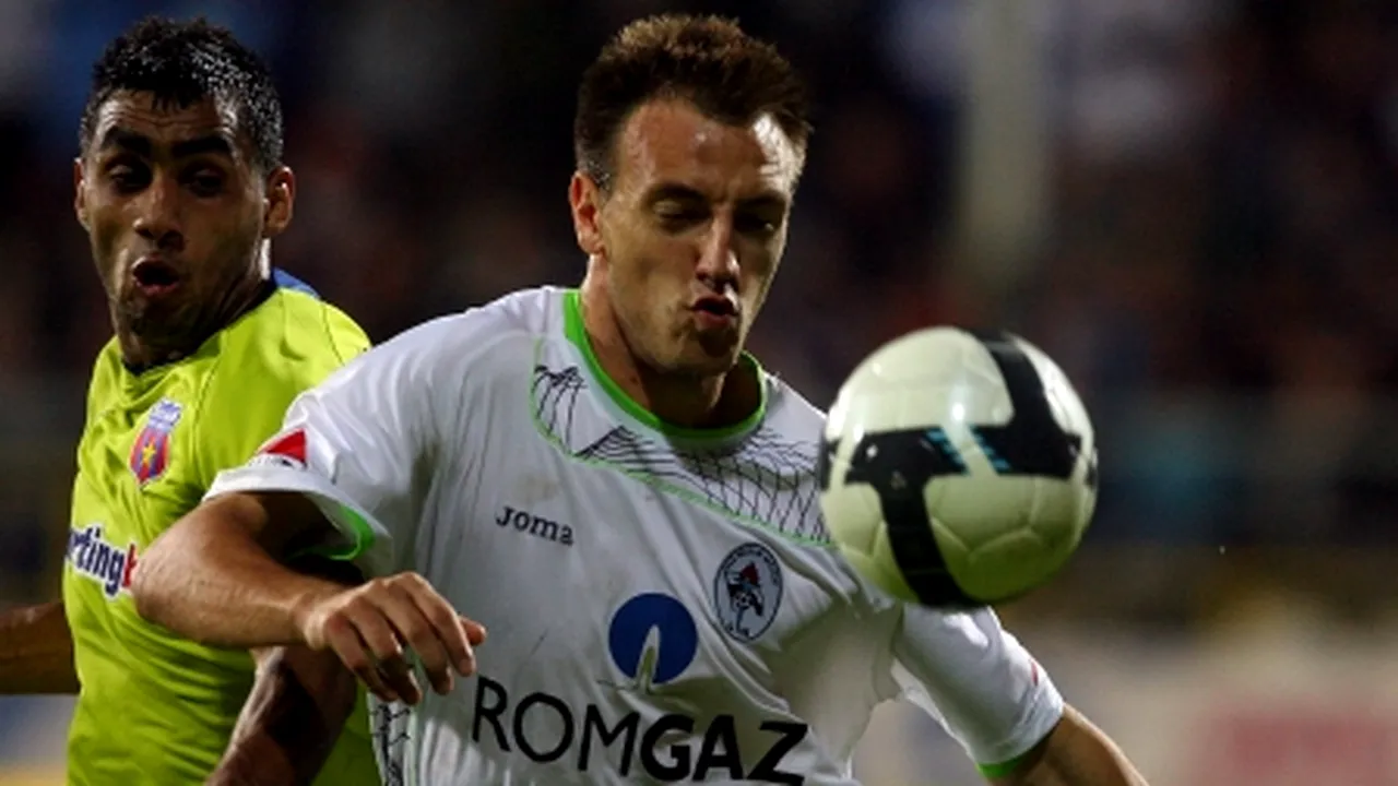 Gaz Metan Mediaş - Steaua, scor 2-4, în Liga I