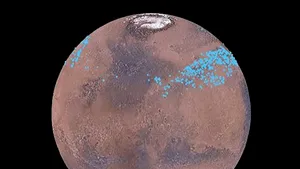 Gheţari acoperiţi cu praf, descoperiţi pe Marte