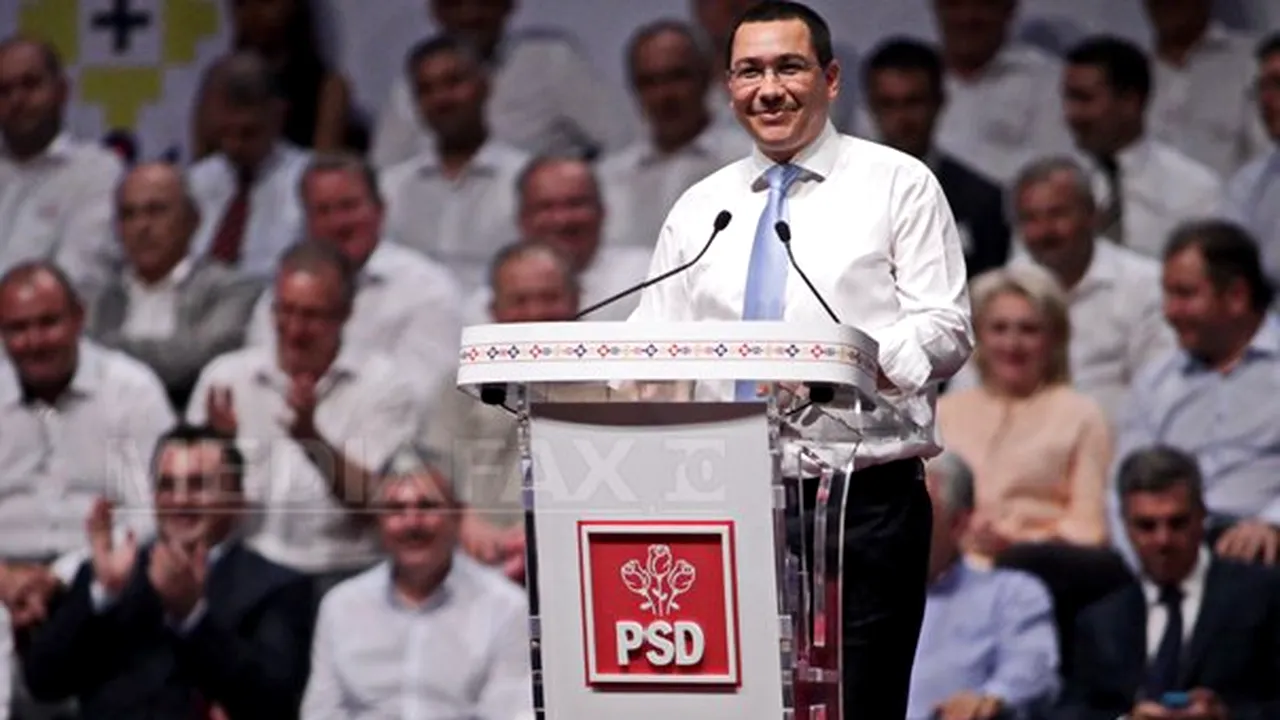 Rezoluţia privind candidatura lui Ponta la prezidenţiale, adoptată în unanimitate la Consiliul Naţional al PSD