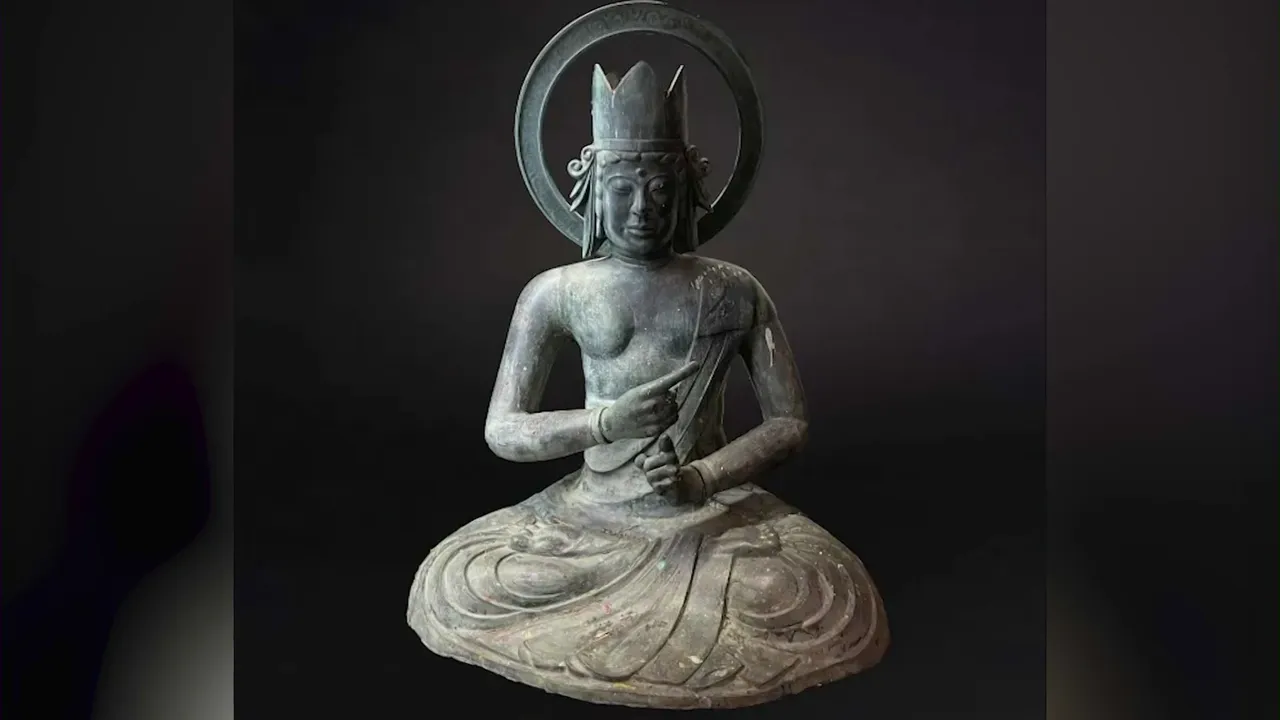 O statuie de bronz a lui Buddha, în valoare de 1,5 milioane de dolari, a fost furată de la o galerie din Los Angeles
