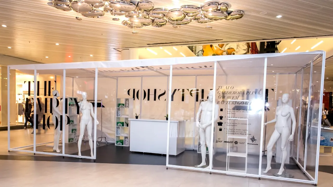Primul magazin complet GOL, deschis în Bucureşti. „The Empty Shop