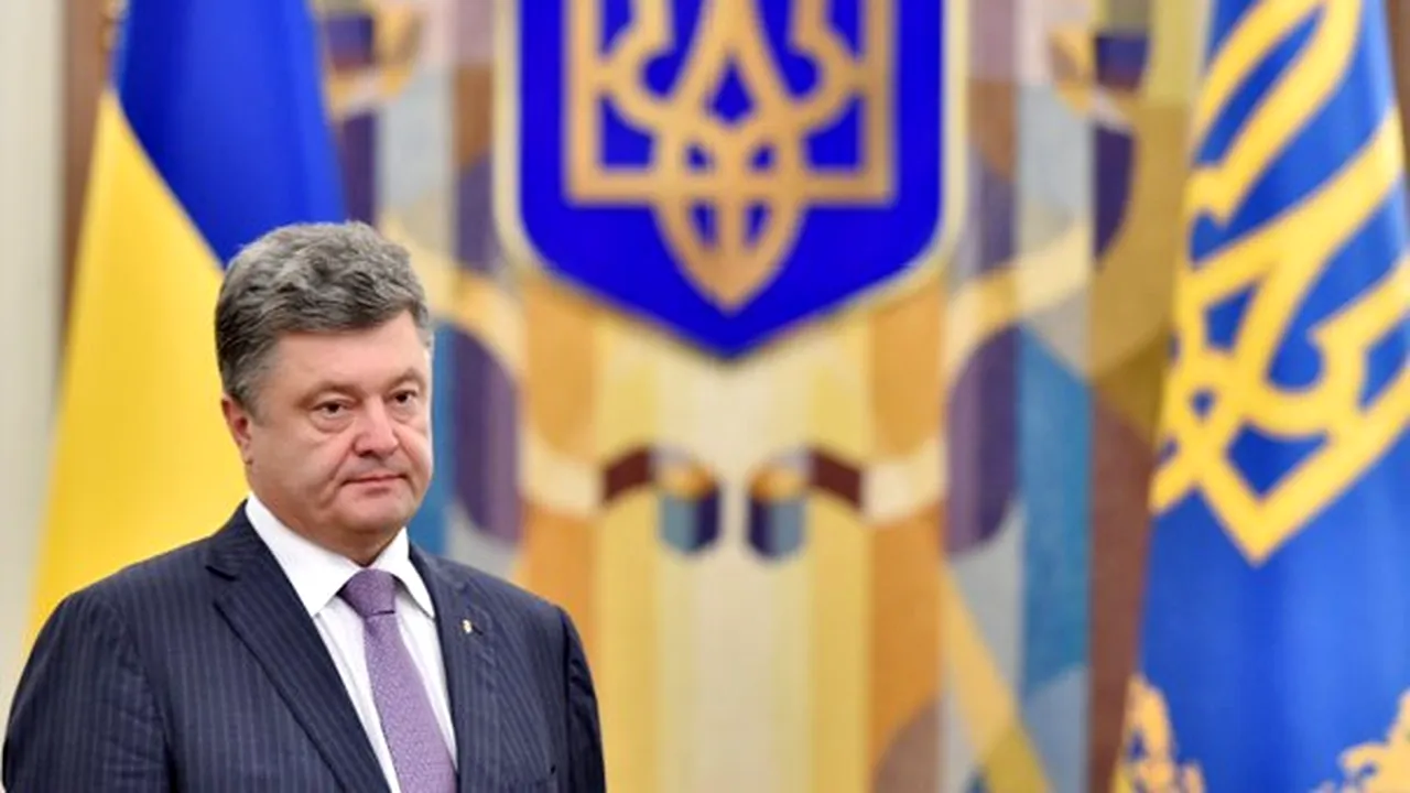 Criza din Ucraina: Petro Poroşenko este dispus să reinstituie armistiţiul în anumite condiţii