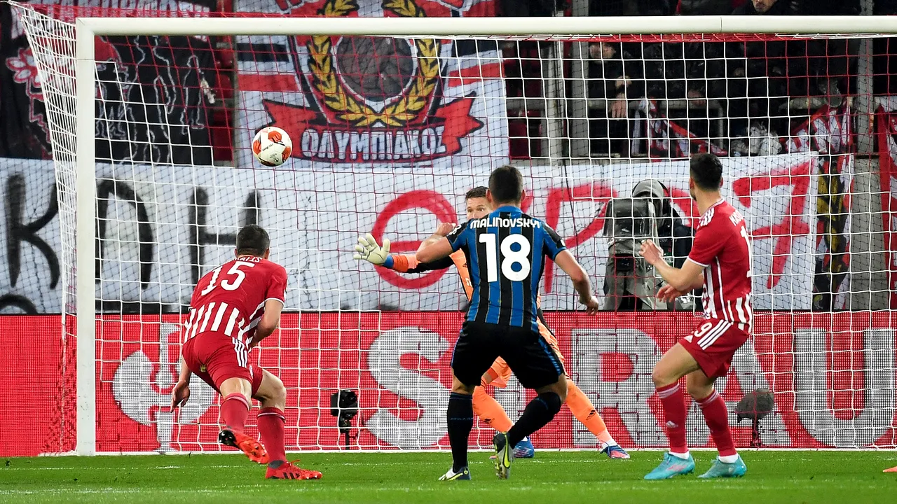 Atalanta învinge Olympiakos şi se califică în optimile Europa League. Mihăilă introdus pe final