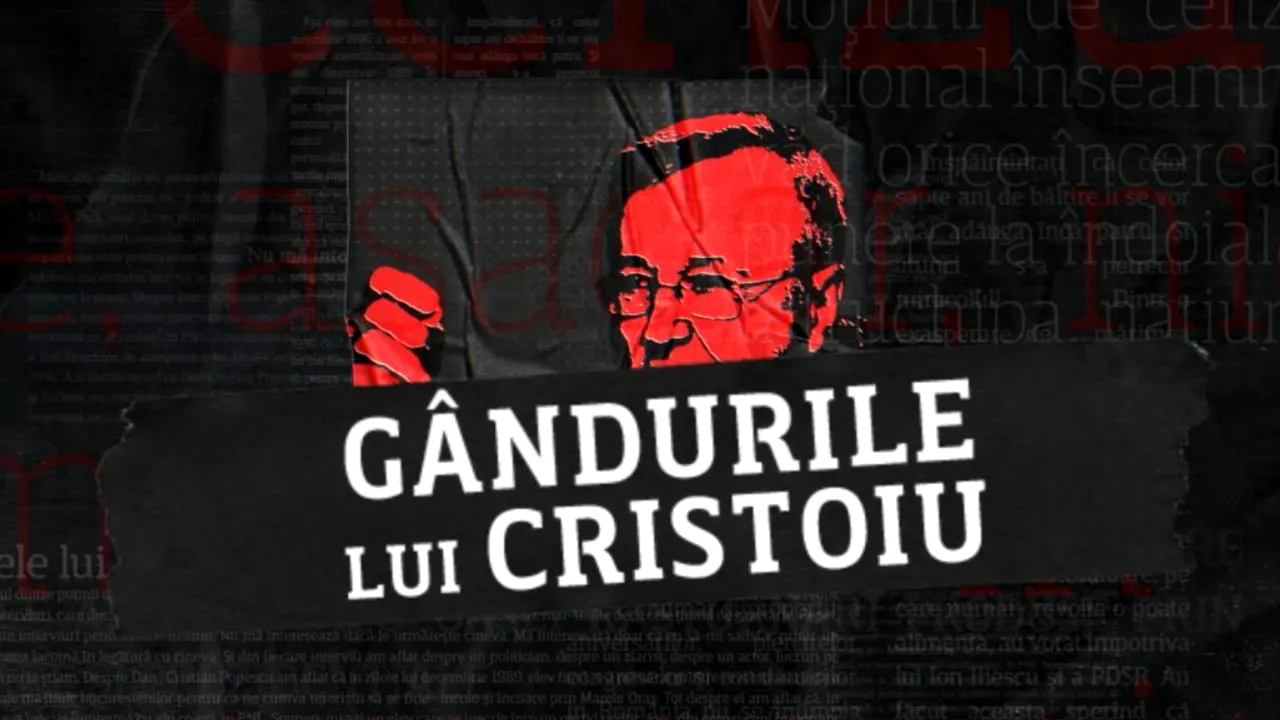 EXCLUSIV/ Gândurile lui Cristoiu, LIVE, de la ora 22.00, la Aleph News