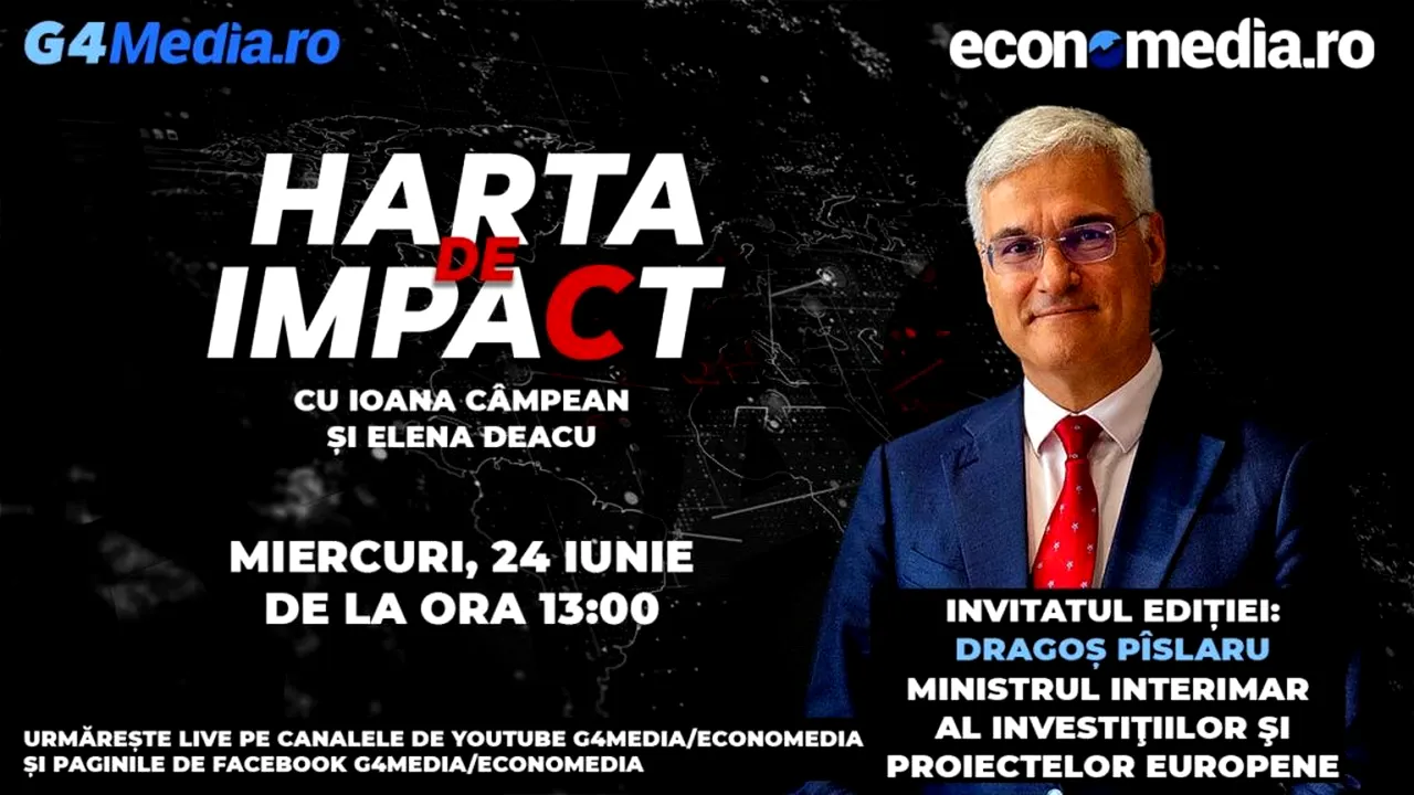 Dragoș Pîslaru, invitat în ediția de astăzi „Harta de impact”. Discutăm LIVE negocierile pentru formarea guvernului, scenariile de premier și implementarea PNRR