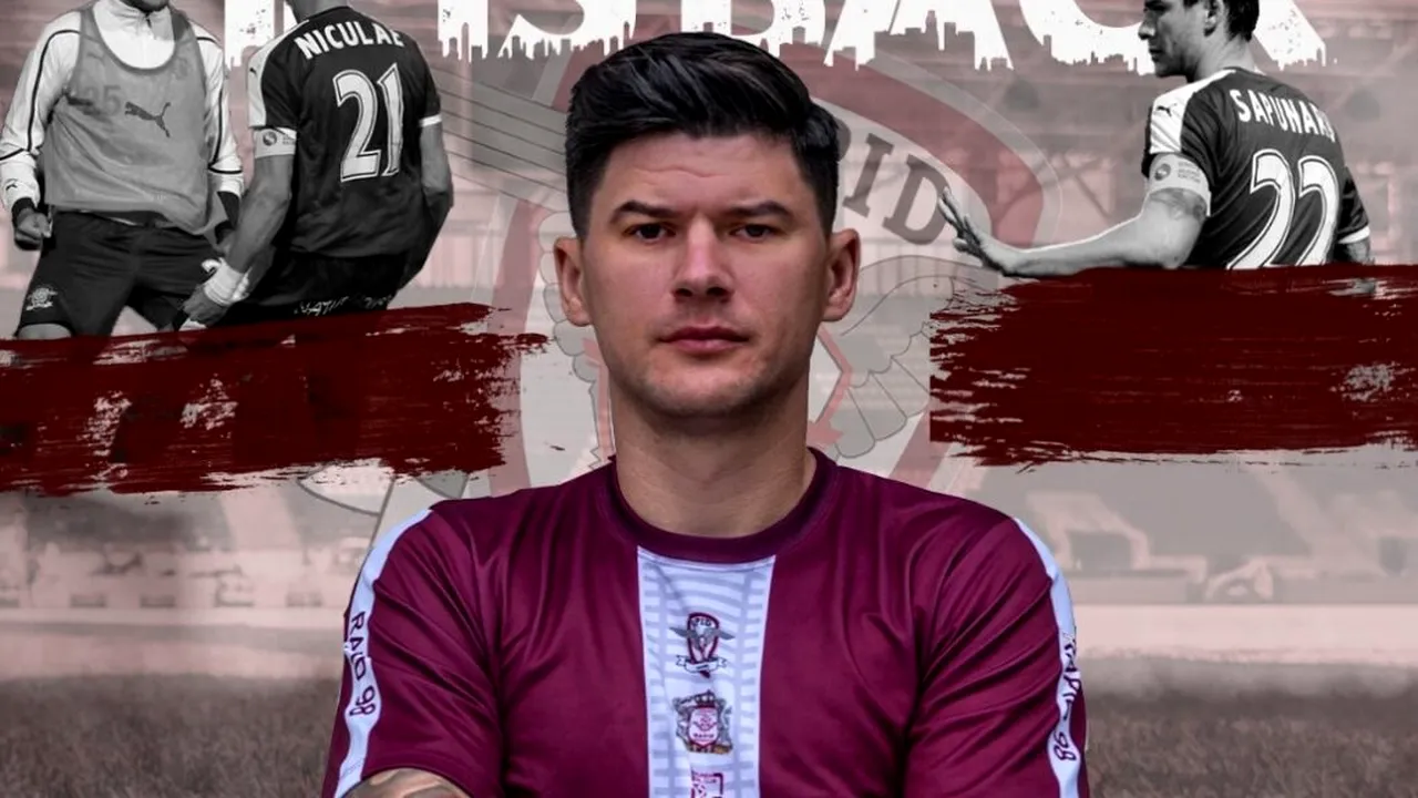Superliga: Rapid - CFR Cluj, seară festivă pentru ultimul meci în Giulești al căpitanului Cristi Săpunaru