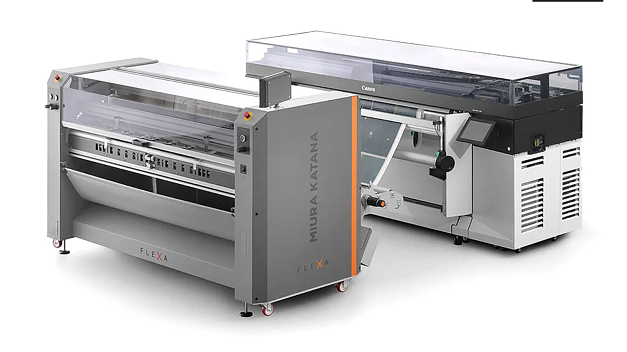 Verla aduce în premieră în România echipamentul Miura Katana, într-un flux complet cu imprimanta Canon Colorado M-Series