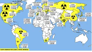 Puterile nucleare ale lumii - Harta celor 442 de reactoare de pe Glob