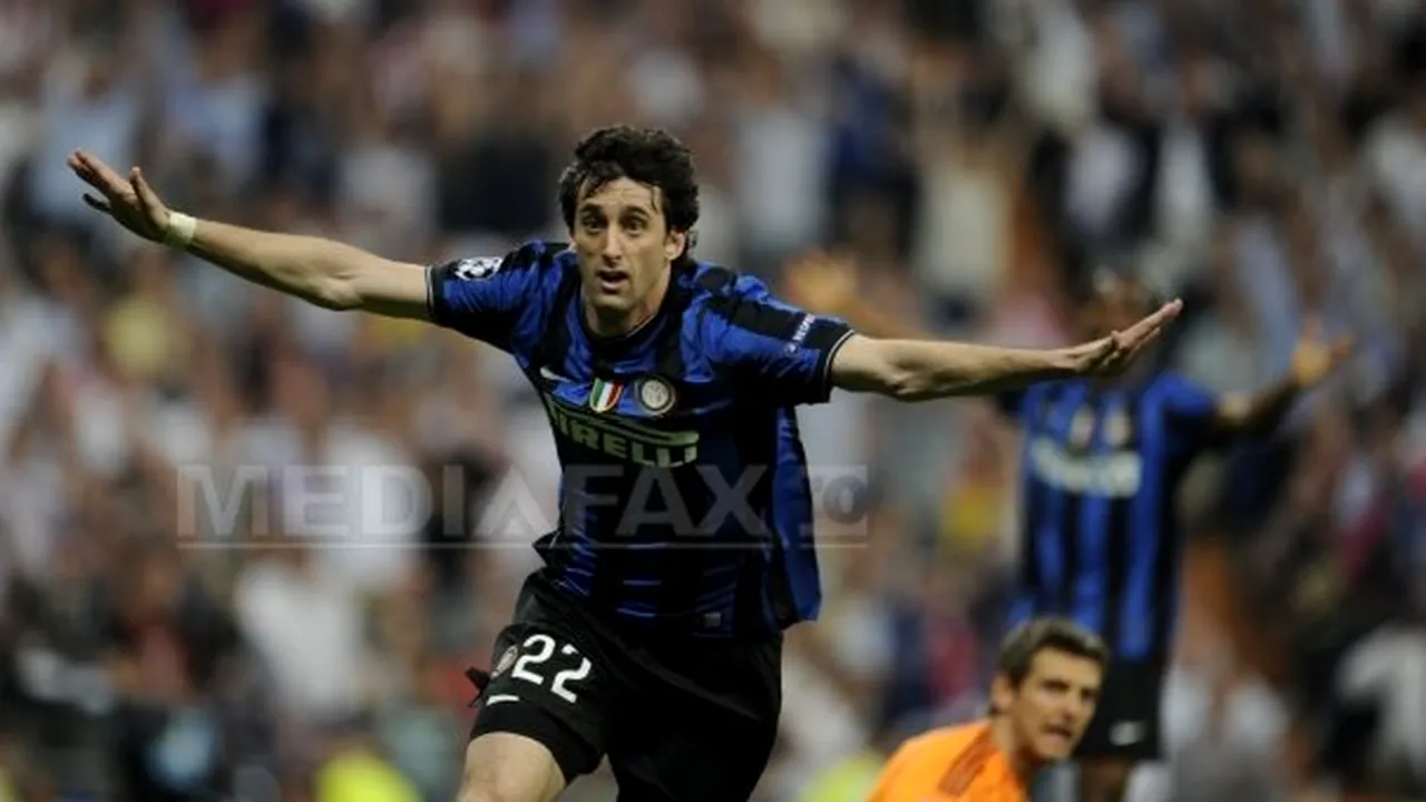 Diego Milito, jucătorul finalei Ligii Campionilor