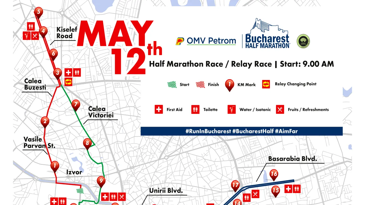 Atleţii din Kenya au ocupat ambele podiumuri la Bucharest Half Marathon