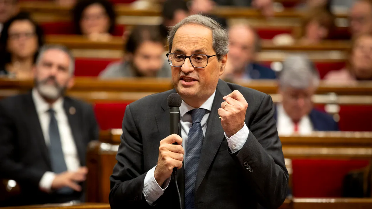 Procesul liderului catalan Quim Torra a început luni la Barcelona