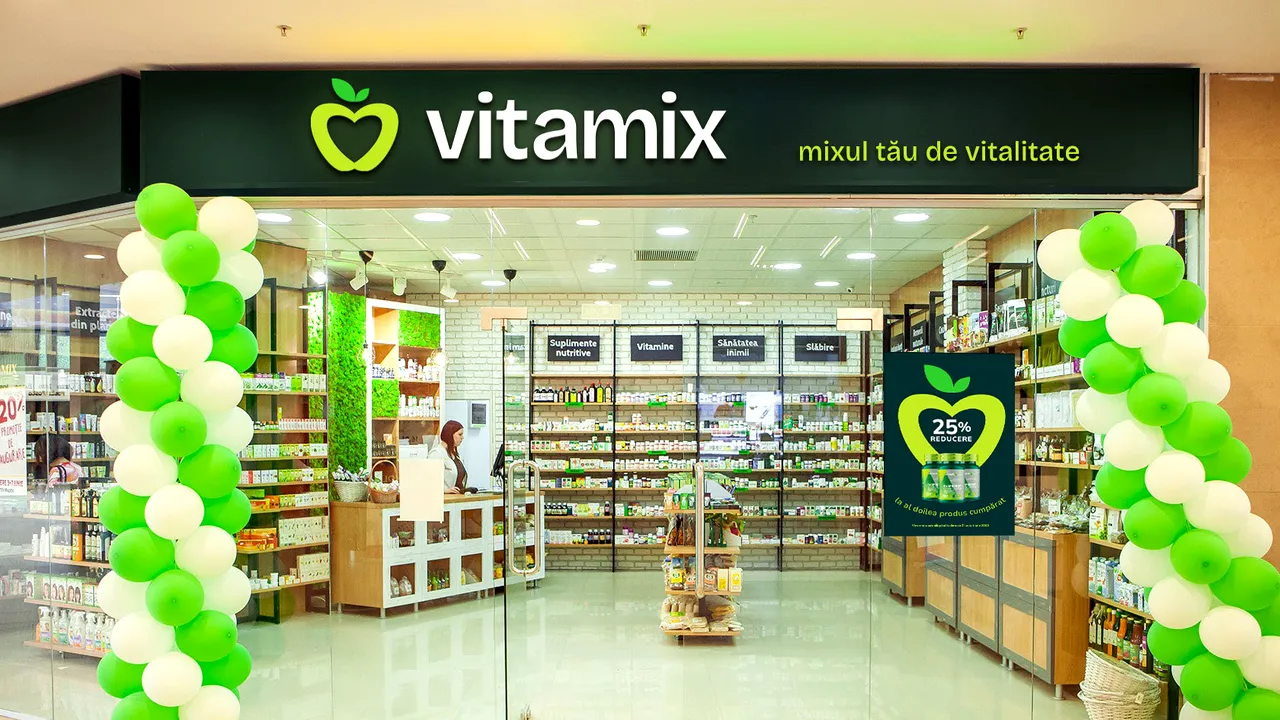 Magazinele Vitamix anunţă lansarea unui proces de transformare a magazinelor naturiste 