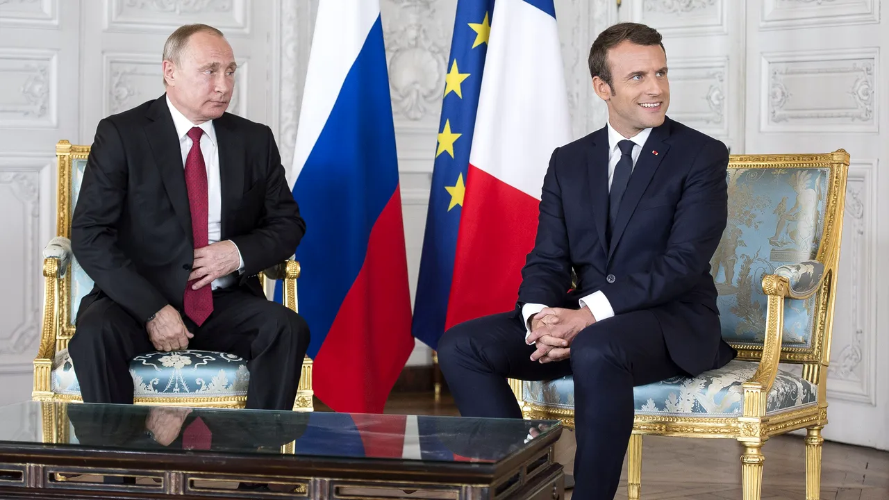 PREZENTUL FĂRĂ PERDEA Marius Oprea / Cum s-a lăsat exploatat ”în orb” Macron, un miop politic, de experimentatul kagebist, Putin