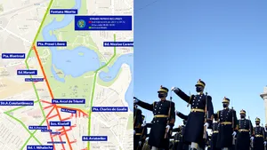 Restricţii de circulaţie în Capitală pentru organizarea ceremoniei de Ziua Naţională. Lista completă a zonelor închise