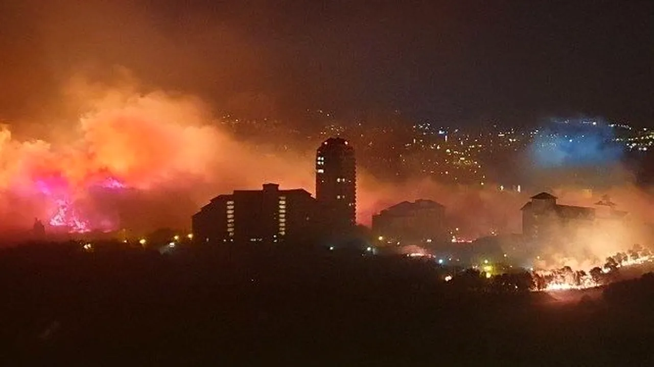 FOTO Incendiu de vegetaţie în Coreea de Sud. Sute de persoane au fost evacuate