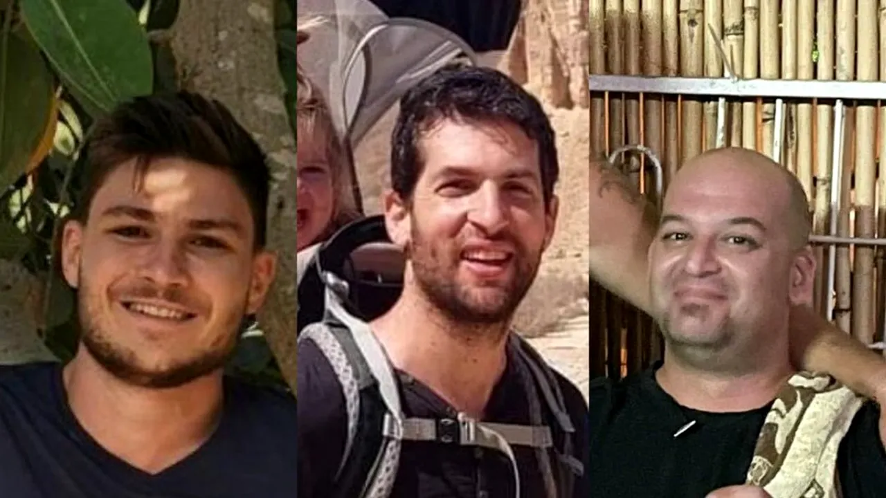 Trei ostatici eliberaţi se află acum în custodia armatei israeliene în Fâşia Gaza