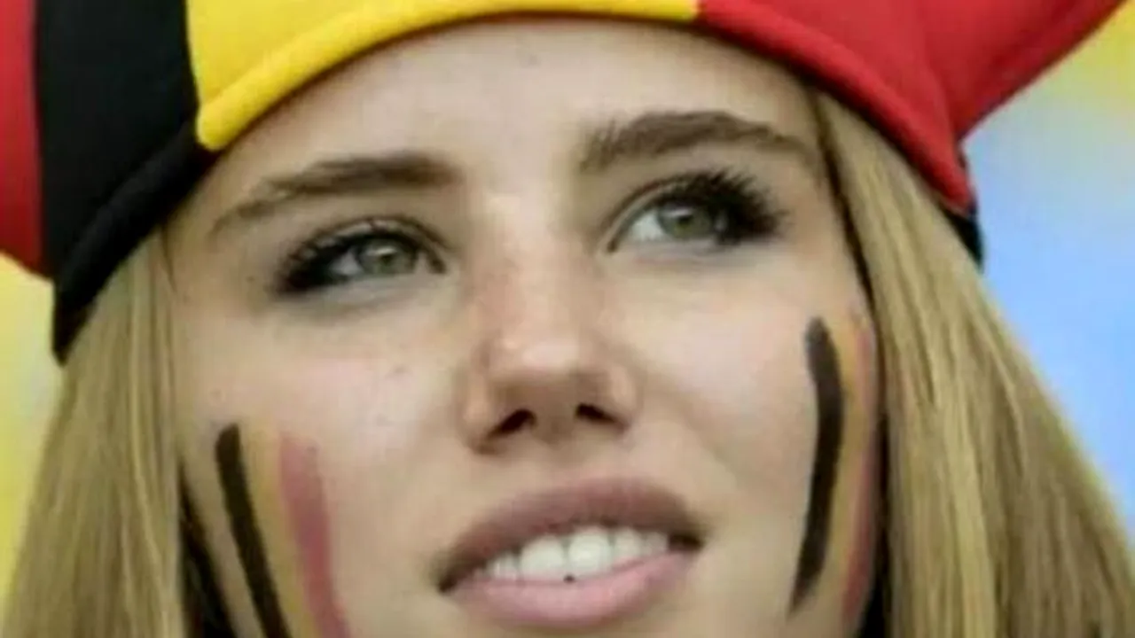 Suporteră a Belgiei aflată în tribune la Cupa Mondială, aleasă de L'Oreal pentru promovare - FOTO, VIDEO