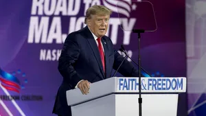 Donald Trump îl critică pe Biden la un miting electoral din Las Vegas:„Suntem o naţiune eşuată”