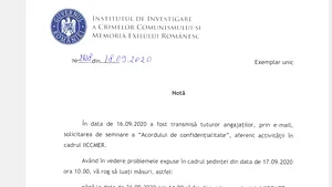 DEZVĂLUIRE / Încălcînd Constituţia şi mai multe legi în vigoare, IICCMER a trecut la secretizarea crimelor comunismului (I) | NOTA DOCUMENT