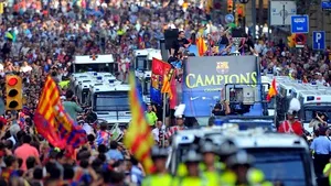 Sărbătoare la Barcelona pentru campionii Europei