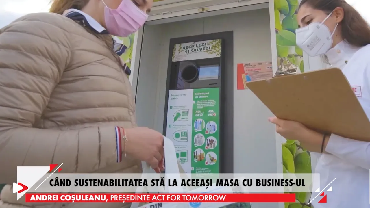 Andrei Coşuleanu, Act for Tomorrow: În 2021, peste 1 milion de români au venit la aparatele de colectare deşeuri din cadrul magazinelor Kaufland din toată ţara şi au adus ambalaje în vederea reciclării