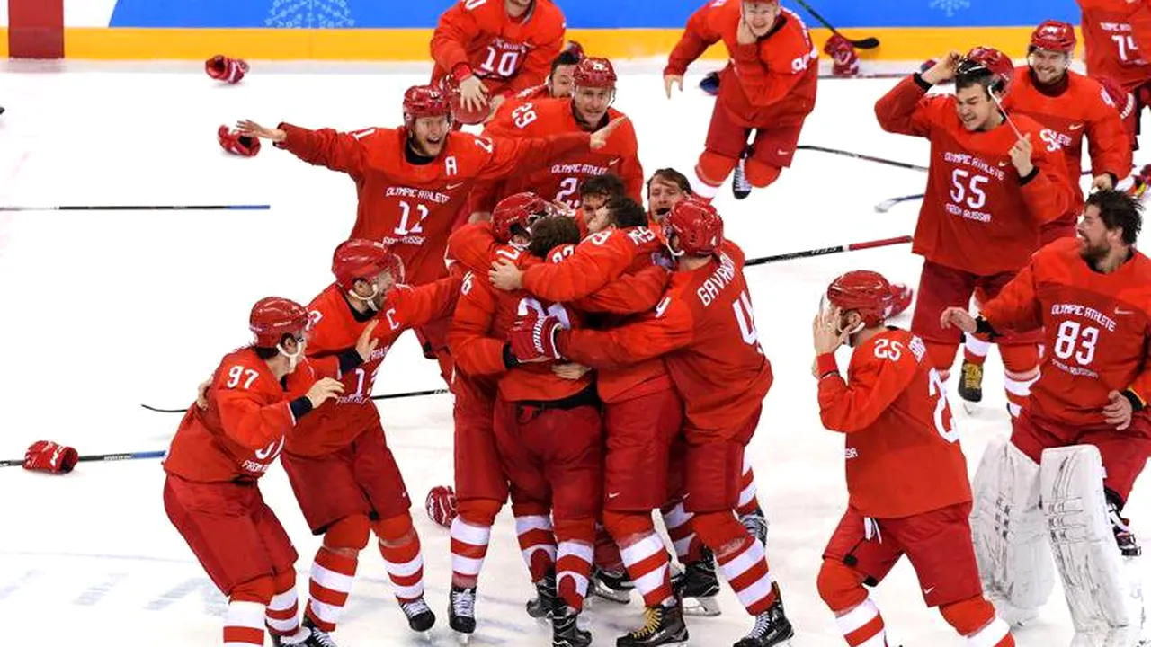 Rusia a câştigat titlul olimpic la hochei pe gheaţă. Norvegia termină pe locul 1 în clasamentul pe naţiuni. Cum arată ierarhia finală la Jocurile Olimpice din 2018