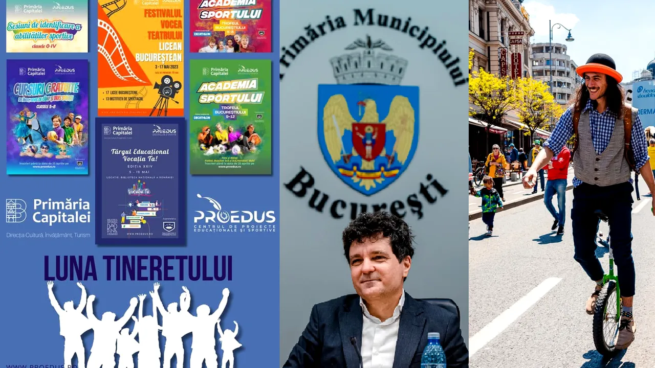 Nicuşor Dan: Mai 2023- luna tineretului. Lansăm şase proiecte dedicate tinerilor bucureşteni