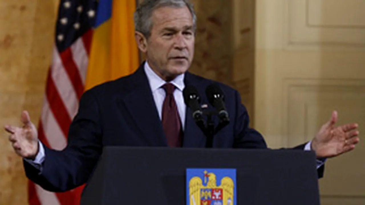 Bush: Curcubeul a anunţat zile mai bune pentru România
