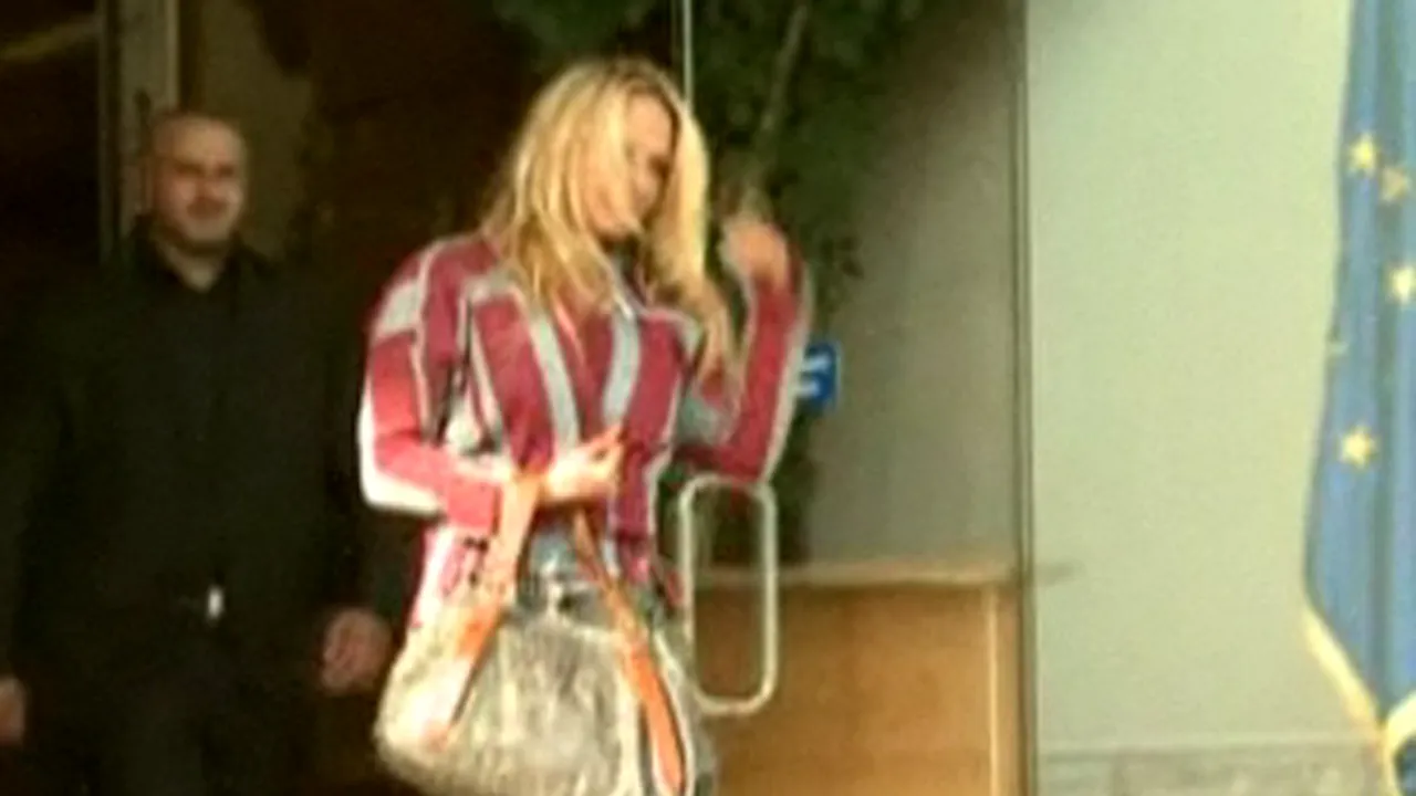 Pamela Anderson, în România - VIDEO