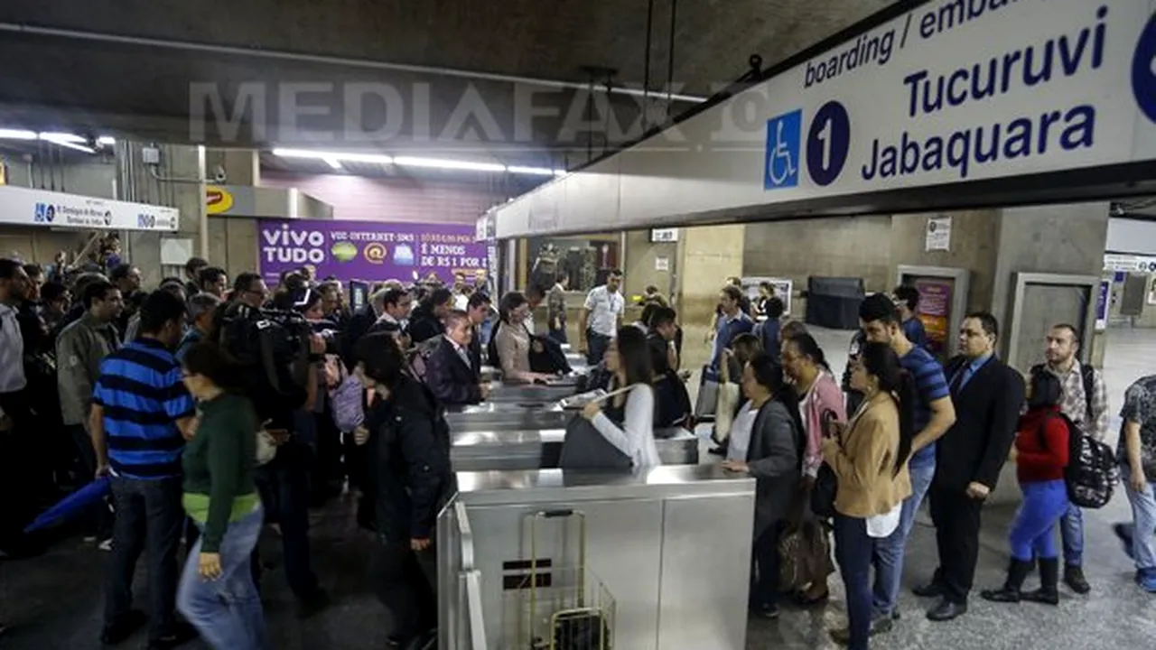 MAE: Proteste la metroul din Sao Paulo, în ziua deschiderii Cupei Mondiale la fotbal din Brazilia