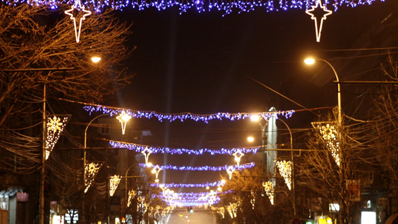 Sorin Oprescu a aprins luminile de sărbători din Capitală