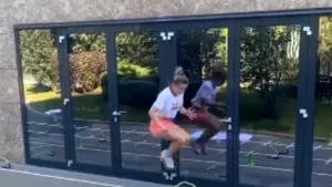 VIDEO | Simona Halep se antrenează din greu