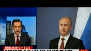 Gafă la CNN: Vladimir Putin, prezentat drept adevăratul terorist SI cunoscut ca 