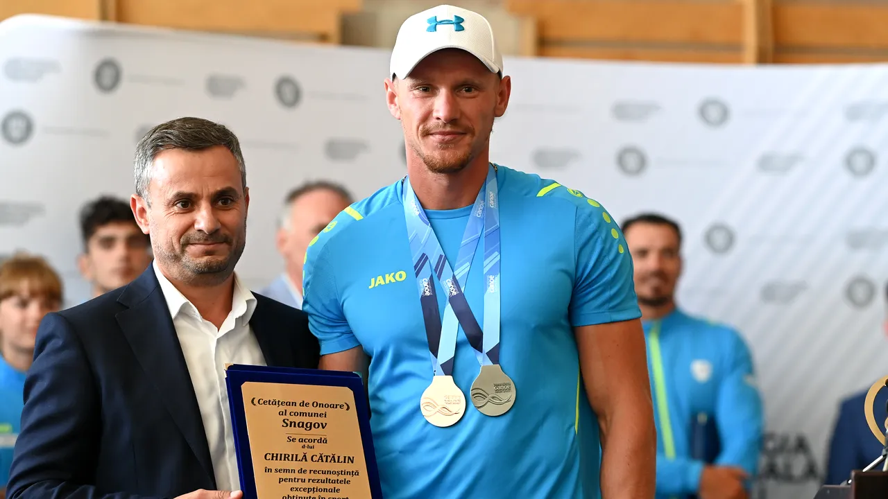 Discurs emoţionant al campionului Cătălin Chirilă, când a primit titlul de cetăţean de onoare 