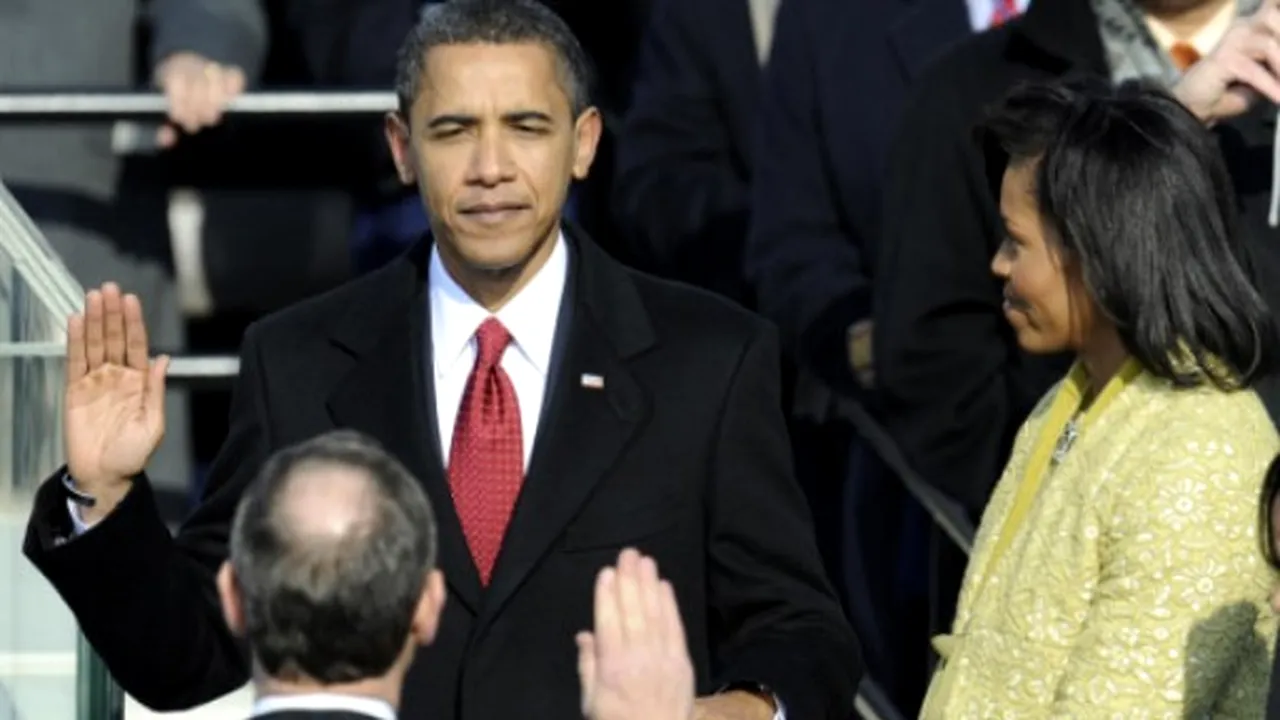 Barack Obama a depus jurământul pentru al doilea mandat de preşedinte, la Casa Albă