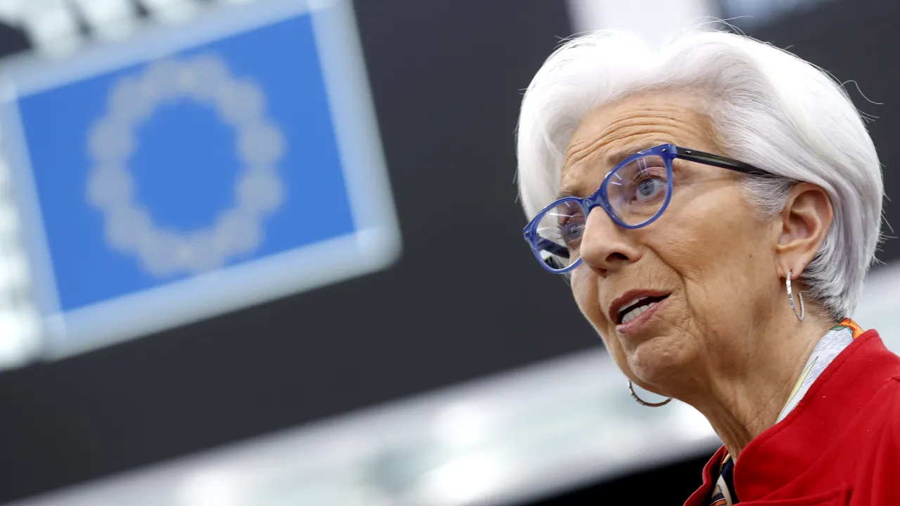 Lagarde: BCE se va confrunta cu o inflaţie de bază ridicată pe termen scurt
