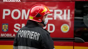 Incendiu într-un magazin din Botoşani. Patru ore a durat intervenţia pompierilor , iar pagubele ajung la un milion de lei