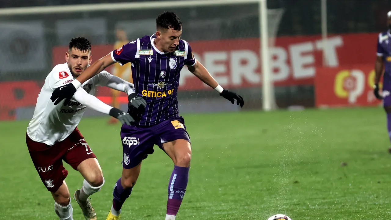 Rapid Bucureşti la al patrulea meci fără victorie, după 1-1 cu FC Argeş